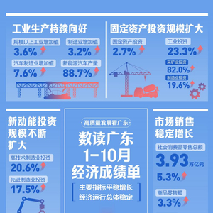 广东十月经济数据揭晓，繁荣背后的新动力与面临的挑战