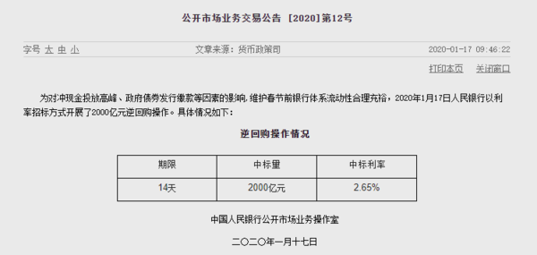 央行大规模逆回购操作深度解读，市场影响及未来趋势分析