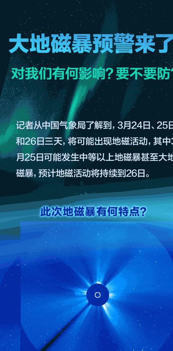 地磁暴最新动态与头晕现象的潜在联系探索